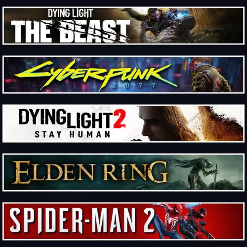 Beast +Cyberpunk +DY2 +Elden +Spider 2